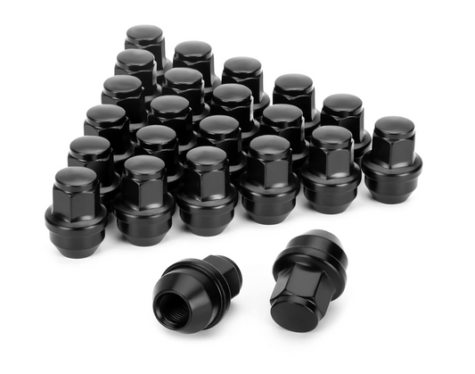 24 écrous de roue 14 x 1,5 noirs de rechange pour Ford F150 2015-2023