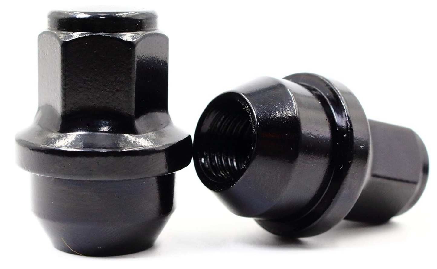24 écrous de roue 14 x 1,5 noirs de rechange pour Ford F150 2015-2023