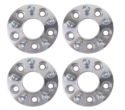 Adaptateurs de roue centrés sur moyeu Jeep 5X4,5 à 5X5, adaptent les roues Jeep Jk JL sur Tj Yj Kk Sj Xj Mj 5X114.3 à 5X127 1/2x20