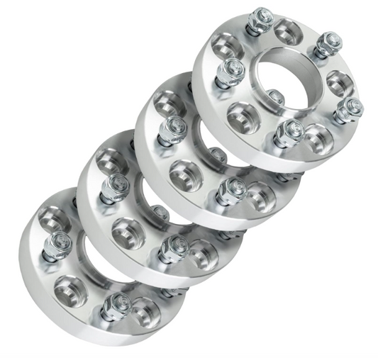 5X110 To 5X120 Hub Centric Wheel Adapters  1" Inch Thick or 25mm Fits Jeep Saab Malibu Cobalt HHR G6 Solstice Hub Centric 65.1mm to 66.9mm Bore