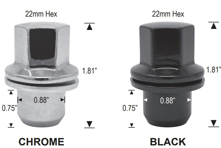 Land Rover Factory OEM Lug Nuts Set 14x1.5 | Fits Range Rover LR2 LR3 LR4 Discovery Evoque