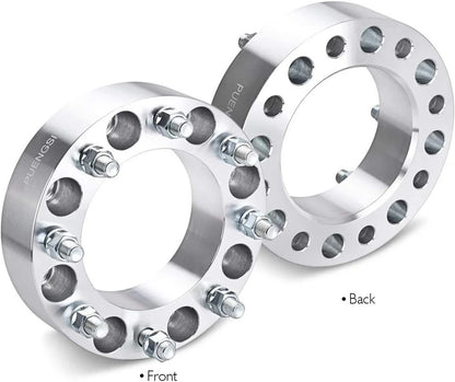 8X180 Wheel Spacers For Chevy Silverado 2500 3500 HD GMC Sierra 14x1.5 Fits All 2011 & up 8 Lug Chevy GMC Trucks