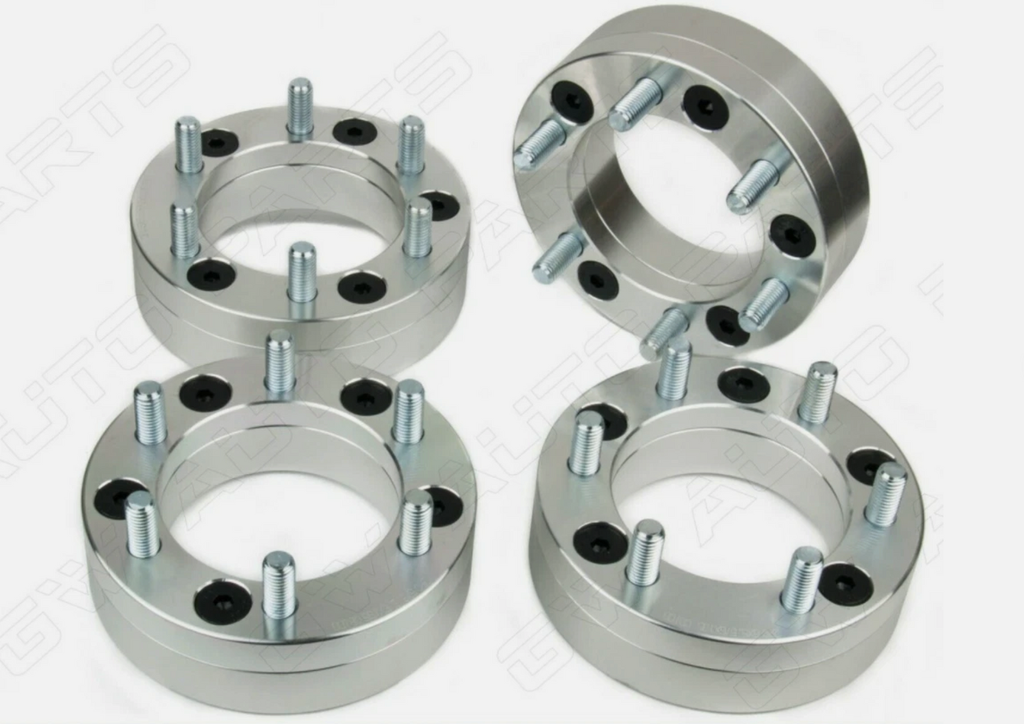 5x5 TO 6x135 Wheel Adapters Use 6 lug Wheels On 5 Lug Hubs 2" Inch Thick 14x1.5 Studs