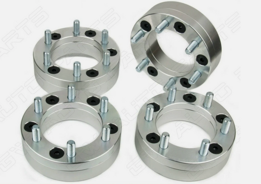 5x5 TO 6x135 Wheel Adapters Use 6 lug Wheels On 5 Lug Hubs 2" Inch Thick 14x1.5 Studs