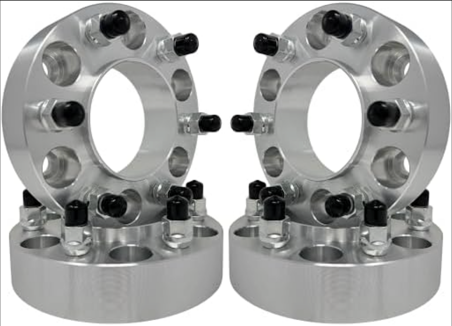 4 entretoises de roue centrées sur moyeu Toyota 6x5,5 1,5 pouces pour FJ Cruiser, Tacoma, 4 Runner 38mm 6x139.7