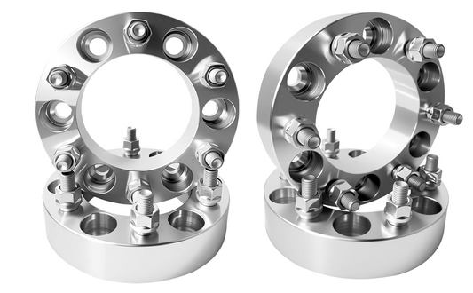 Espaciador de rueda: 6x5,5 - 2,0" de espesor, 7/16-20 pernos, cubo de 108 mm 