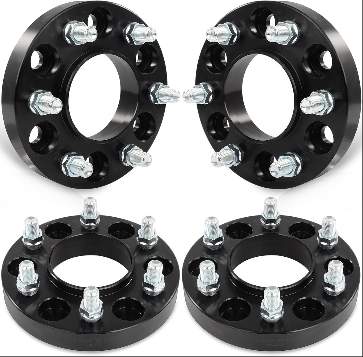 4 ENTRETOISES DE ROUES 6X135 HUBCENTRIC 14X1.5 FORD RAPTOR F150 EXPEDITION NAVIGATOR
