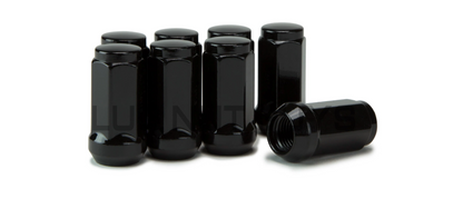 8 black lug nuts