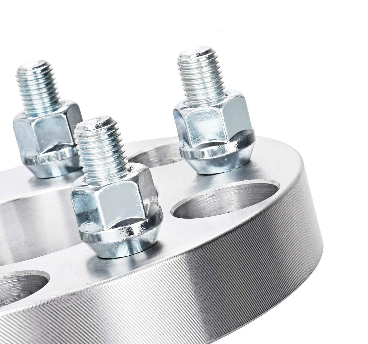 5X100 TO 5X120 WHEEL ADAPTERS SPACERS 1 INCH THICK 12X1.5 STUDS (USE 5X120 WHEELS / RIMS ON 5X100 VEHICLES) 25MM HUBCENTRIC