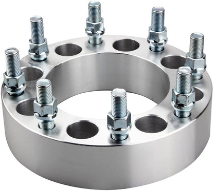 8x180 To 8x6.5 Wheel Adapters Spacers 2 Inch Thick 14X1.5 Studs 8X180 To 8X165.1 Allows Older Chevy GMC Wheels Rims On Newer Chevy GMC 8 Lug Trucks