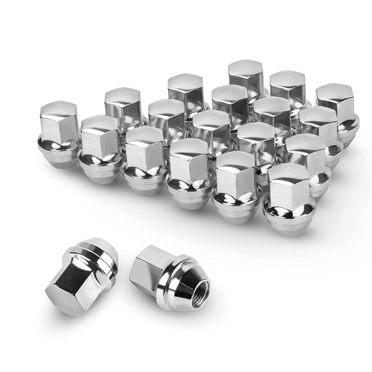 Lug Nuts 1/2-20 Chrome OE Style Replacement Fits Jeep JL Wheels On JK set of 20 + 3 for the Spare FREE!