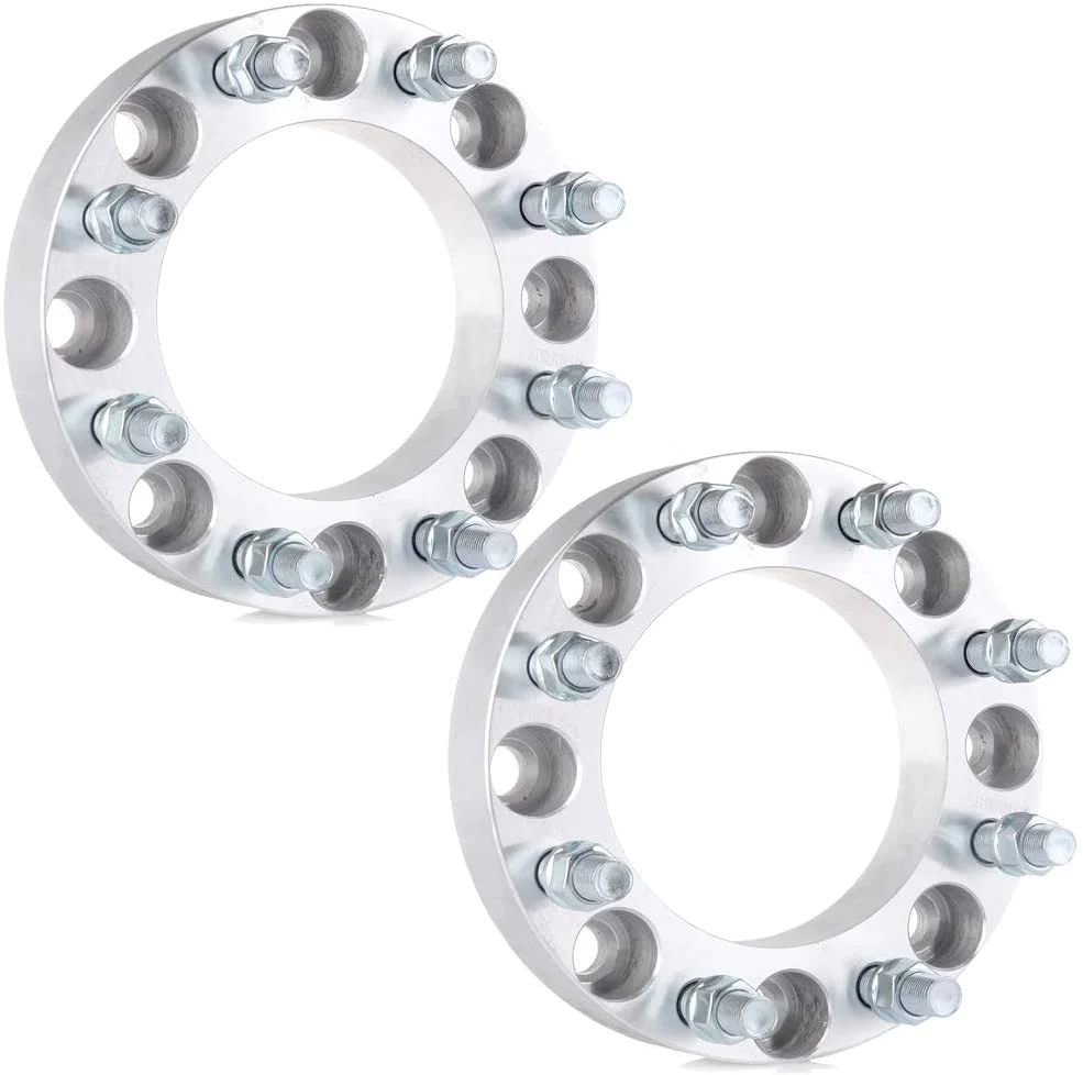 4PC 2" Wheel Adapters – 8x170 To 8x180 – Fits Chevy Wheels On Ford F-250/F-350 Super Duty – 6061-T6 Aluminum