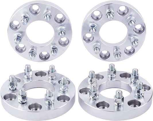 4 Wheel Adapters 6X4.5 To 6X5.5 | 1.25" Inch Thick Or 32mm | 6X114.3 To 6X139.7 1/2 Studs