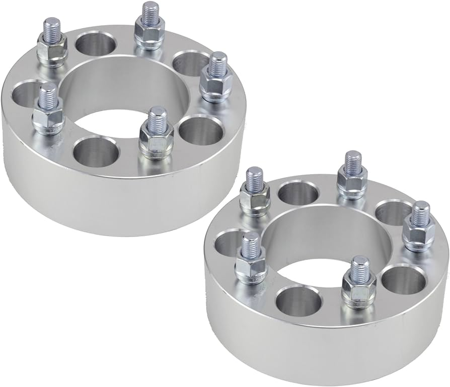 4 Ford Wheel Adapters Spacers 5X108 To 5X114.3 1" Inch Thick | 12X1.5 Studs 25mm