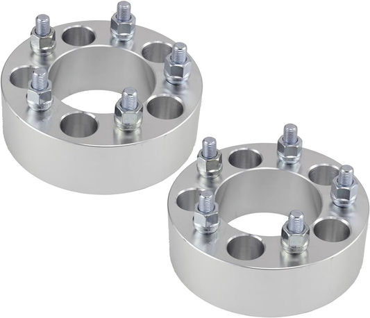 Ford Fusion Escape Wheel Spacers Adapters 5x4.25 To 5x4.5 Also Known As 5X108 To 5X114.3 1.25" Inch Thick 12X1.5 Studs Heavy Duty Billet!