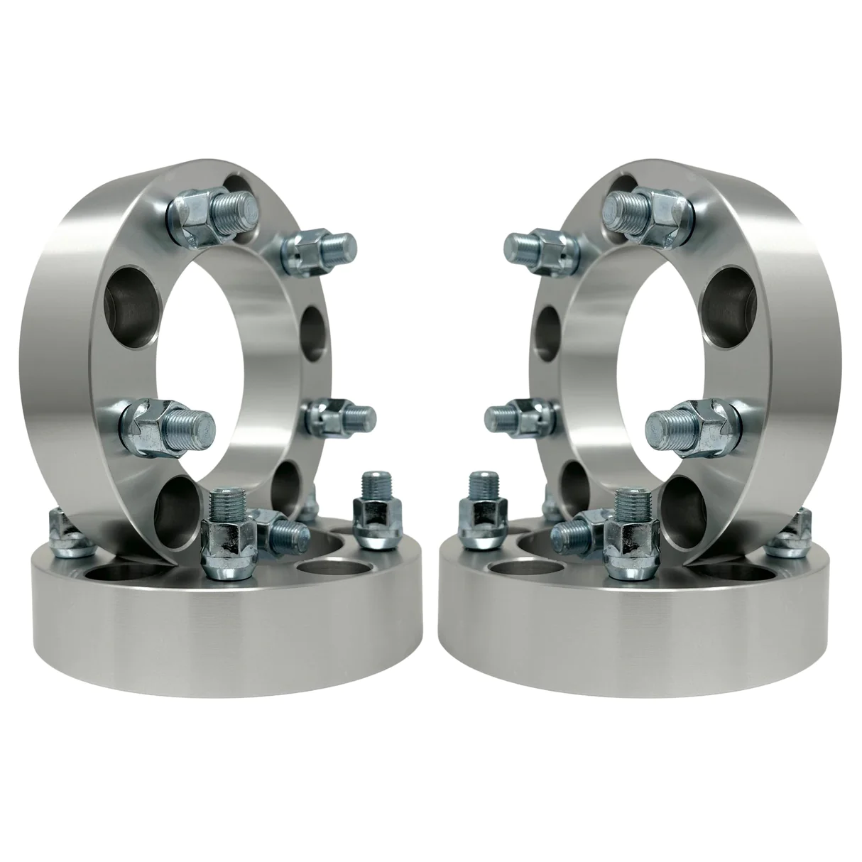 5x4.5 To 5x4.75 Wheel Adapter Spacers 1" Inch 1/2x20 Studs - Use 5x120 Wheels On 5x114.3 Cars!