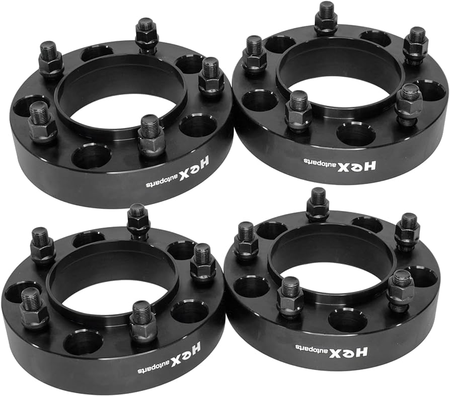 4PC TOYOTA SEQUOIA 5X150 HUBCENTRIC WHEEL SPACERS 1.5 INCH THICK 14X1.5 STUDS - 110MM CENTER BORE