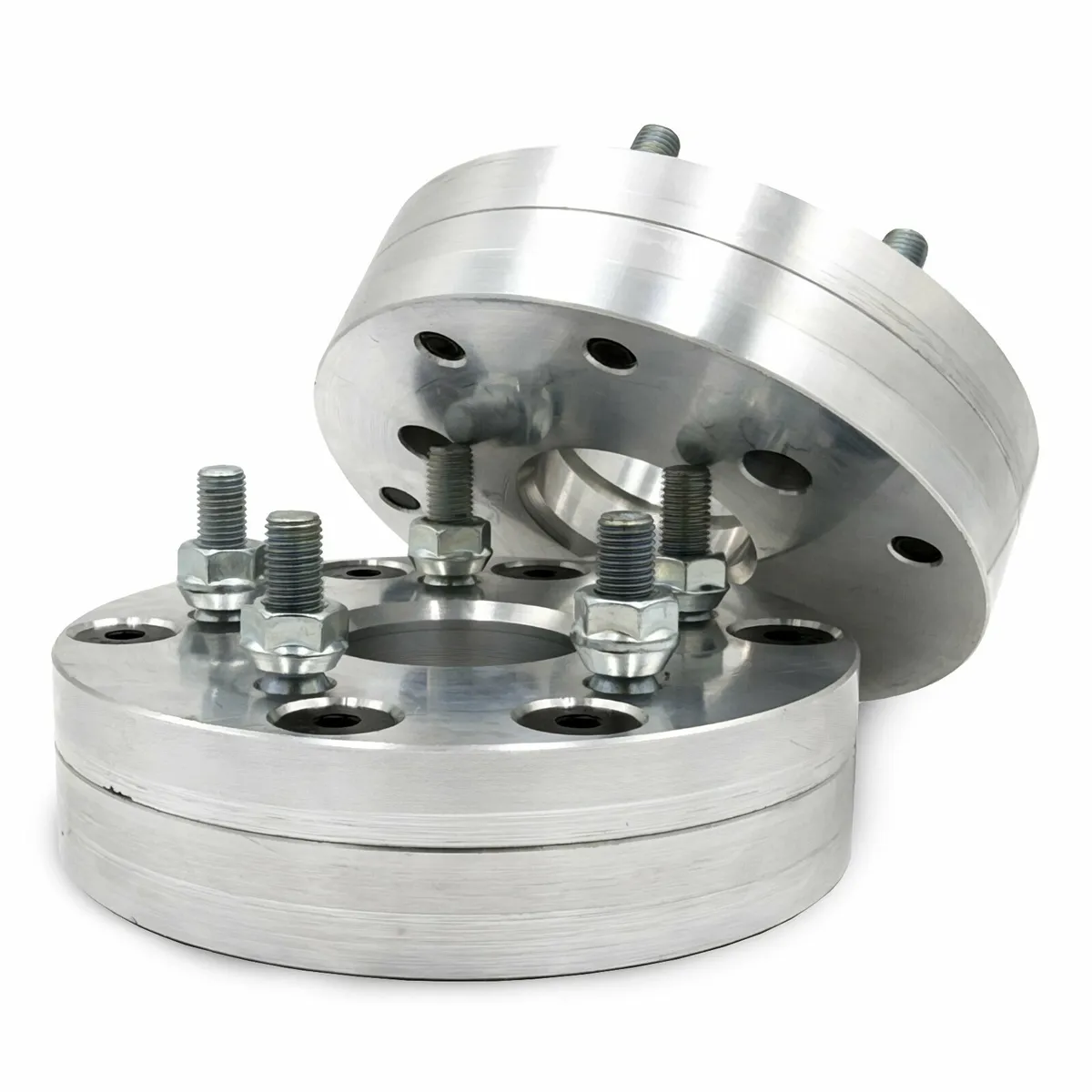 2 WHEEL ADAPTERS 5x5 TO 6x135 | USE 6 LUG WHEELS ON 5 LUG CAR | 2" INCH THICK | 1/2x20 STUDS