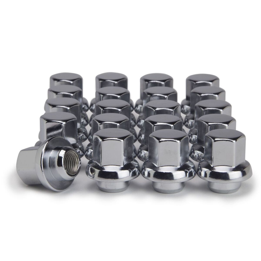 GM OEM Snowflake Style Chrome Lug Nuts 7/16 Fits Pontiac Firebird Chevy Corvette Camaro Mag Style Wheels