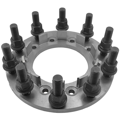 Adaptateurs de roue 8x200 à 10x285 de 2 pouces d'épaisseur - Utilisez 10 roues de semi-remorque sur Ford Super Duty Dually 