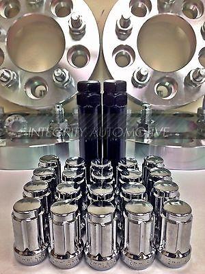 20X Lug Nuts | 6 Spline Security Lugs | 12X1.25 | + Security Key 5X100 | 5X114.3 - Wheel Adapters USA - 2