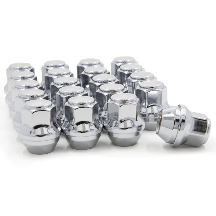 20 Lug Nuts 12x1.5 Chrome Replacement Lugs fits Ford Fusion Focus OE Wheels