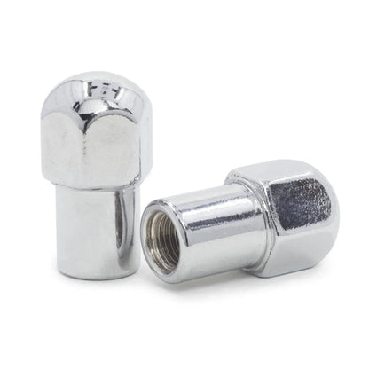 Standard Mag Lug Nuts 1/2-20 Dome Top .75" Shank, With Zinc Washer