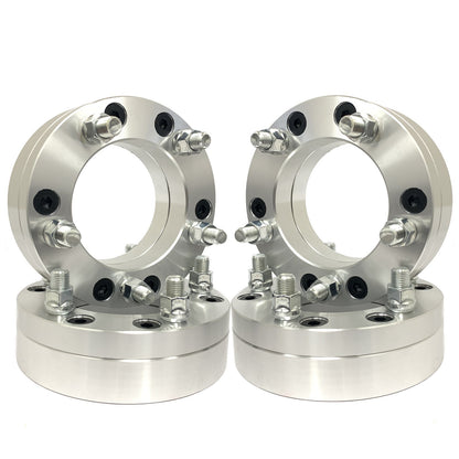 4 ADAPTADORES DE RUEDAS 6X5.5 A 5X5 | UTILICE RUEDAS DE 5 LUG EN CAMIONES DE 6 LUG DE 2" DE GROSOR 14X1.5 (6x139.7 A 5X127) 