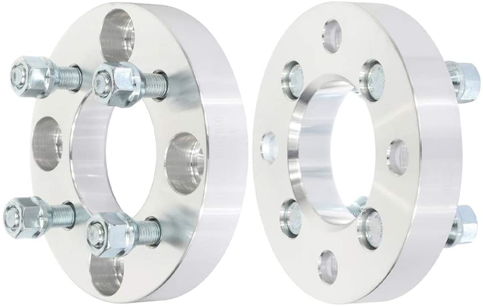 2 Wheel Spacers Adapters | 4X100 To 4X4.25 | 1.25" Thick | 4 Lug | 12X1.5 | 32Mm