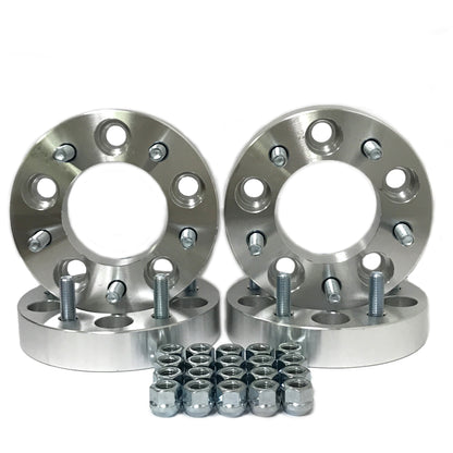 Adaptadores espaciadores de ruedas de 5x5,5 a 5x135 de 1,5 pulgadas de grosor: se utilizan para convertir ruedas de camioneta Ford 1954-1995 en ruedas de camioneta Ford 1997-2003
