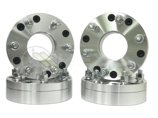 4 WHEEL ADAPTERS 5x135 TO 6x135 | USE 6 LUG WHEELS ON 5 LUG CAR | 2" INCH THICK | 12x1.5