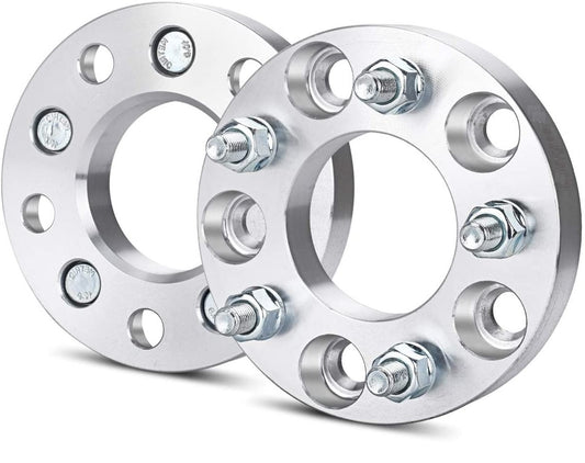 2 Wheel Spacers Adapters | 2 Inch | 5X120 | Chevy Camaro | Corvette | S10 | Cts