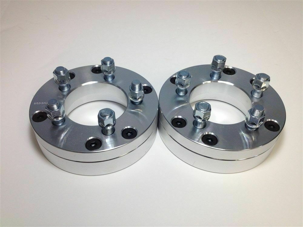 2 WHEEL ADAPTERS 6X135 TO 5X4.5 | USE 5 LUG WHEELS ON 6 LUG TRUCK 2" THICK 12X1.5