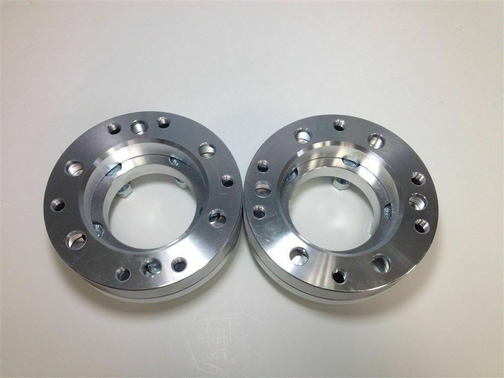 2 WHEEL ADAPTERS 4X100 TO 5X4.5 | USE 5 LUG WHEELS ON 4 LUG CAR | 2" INCH 50mm | 12x1.5