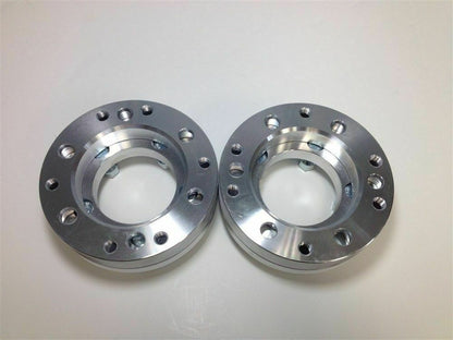 2 WHEEL ADAPTERS 6X5.5 TO 5X4.75 | USE 5 LUG WHEELS ON 6 LUG TRUCK 2" THICK 14X1.5