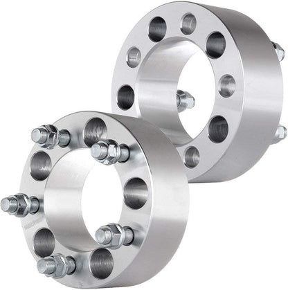 2 Jeep Wheel Spacers Adapters 5x5.5 For All 1946-1985 Jeep CJ | 1/2x20 Studs 108mm Center Bore