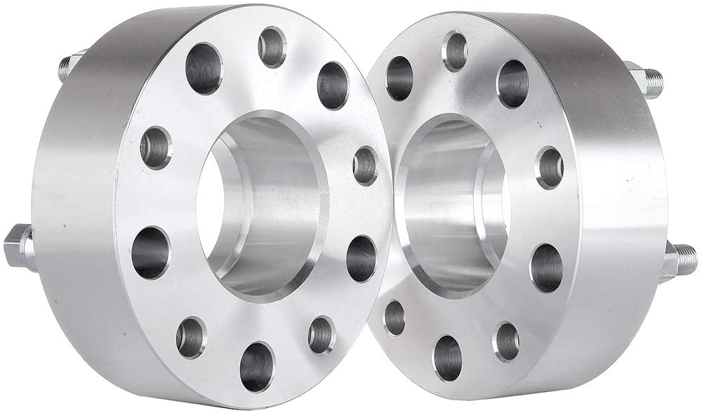 2 Wheel Adapters 5X4.5 To 5X5 Hub Centric 1" 1/2x20 Adapts Jeep Jk Wheels On Tj Yj Kk Sj Xj Mj