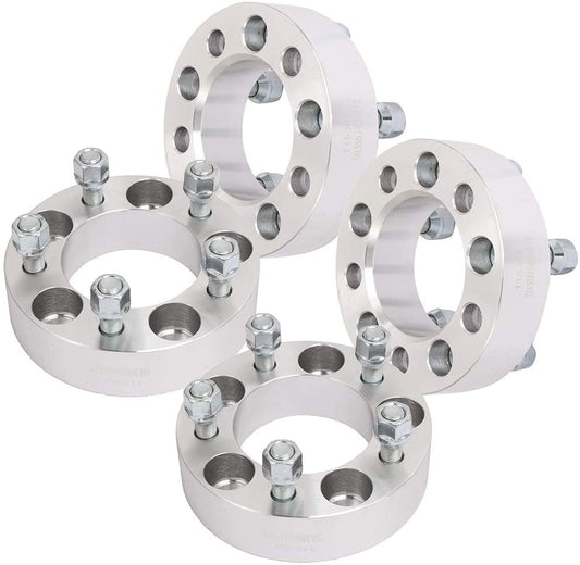 4 Wheel Adapters / Spacers | 5X100 To 5X4.75 | 1" Thick | 12X1.5 Studs