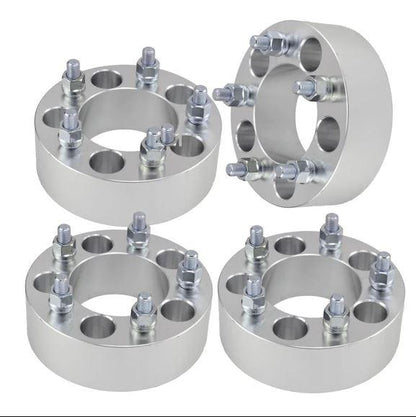 5X5.5 To 5X5 Wheel Adapters Wheel Spacers 2" Inch 50mm CJ to JK or JL AKA 5X139.7 To 5X127 1/2x20 Studs