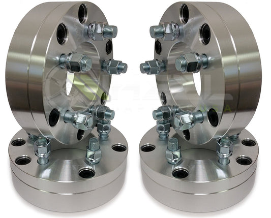 4 WHEEL ADAPTERS 6X135 TO 5X4.5 | USE 5 LUG WHEELS ON 6 LUG TRUCK 2" THICK 12X1.5