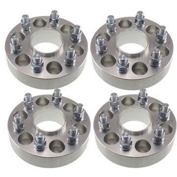 4X CHEVY TRUCK HUB CENTRIC 6X5.5 WHEEL SPACERS 2 INCH THICK | 14X1.5 STUDS