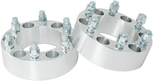 2 Toyota Wheel Spacers 6x5.5 Or 6x139.7 | 1 To 3 Inch Thickness Available! 12x1.5 Studs Fits All 6 Lug Toyota Trucks