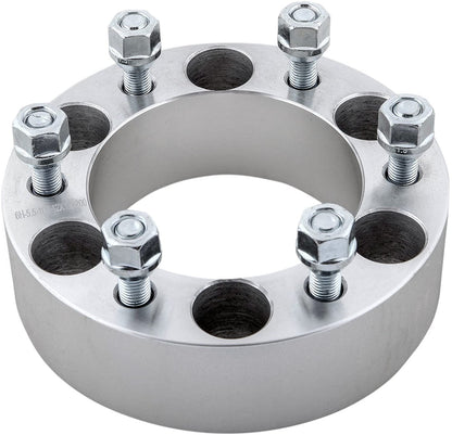 2 Chevy Gmc Cadillac Wheel Spacers / Adapters 6X5.5 | 3" Inch 75Mm | 14X1.5 Stud