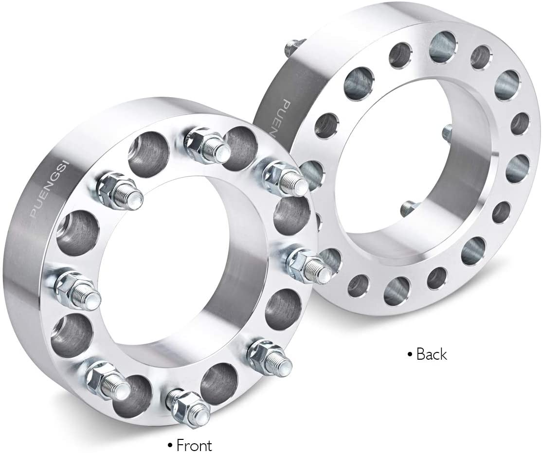 2X Dodge Ram Wheel Spacers Adapters | 8X6.5 To 8 X 6.5 | 1.5" Inch Or 38mm | 9/16 | Ford