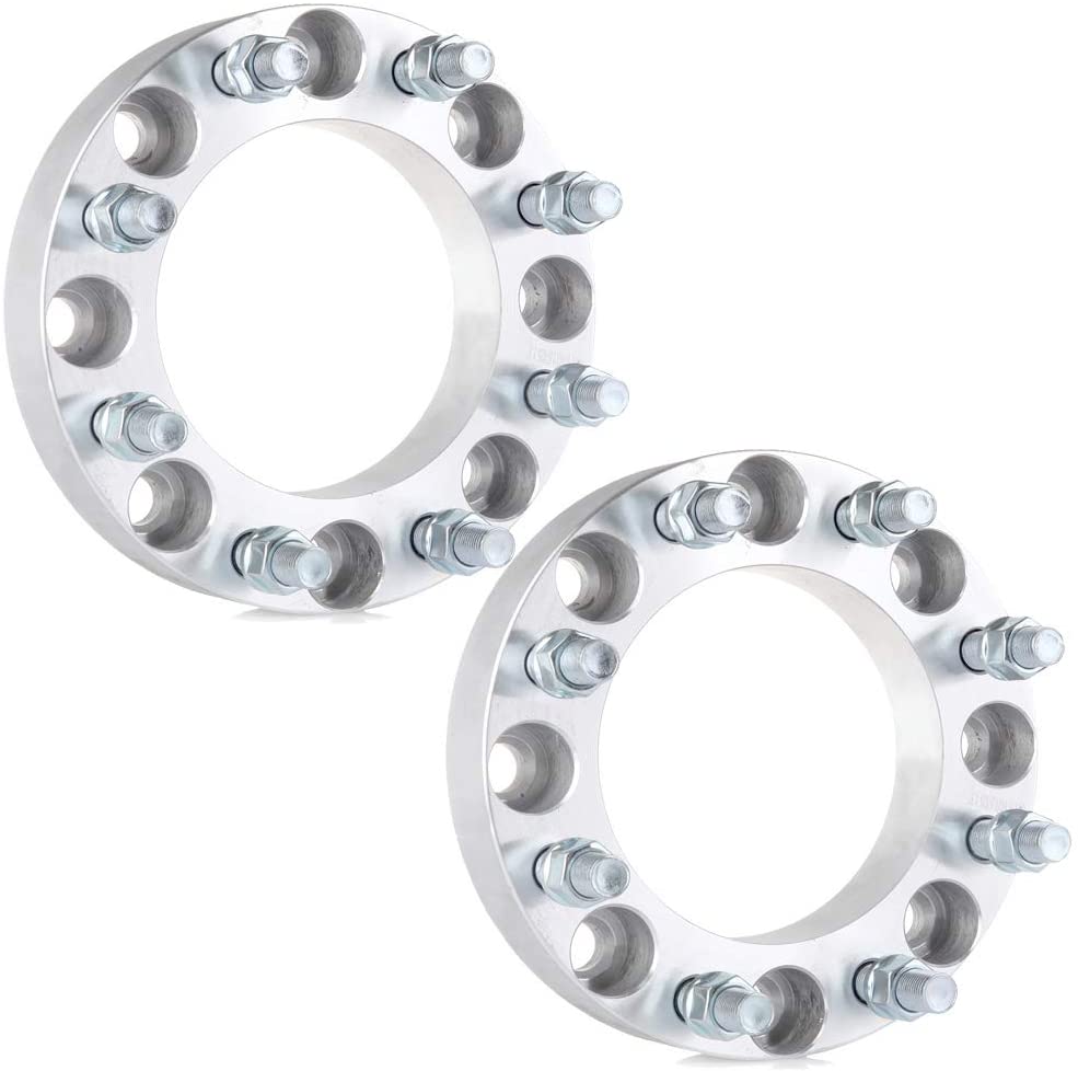 2 Wheel Adapters Spacers | 8X170 To 8X6.5 | 2 Inch Or 50mm | 8 Lug | 14X1.5 Studs