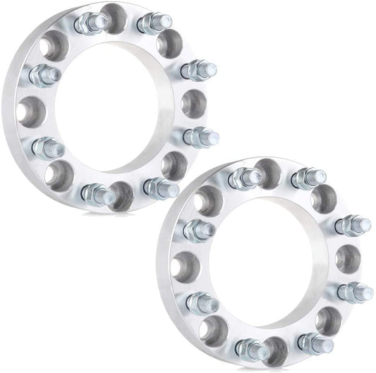 2 Wheel Adapters Spacers | 8X170 To 8X6.5 | 2 Inch Or 50mm | 8 Lug | 14X1.5 Studs