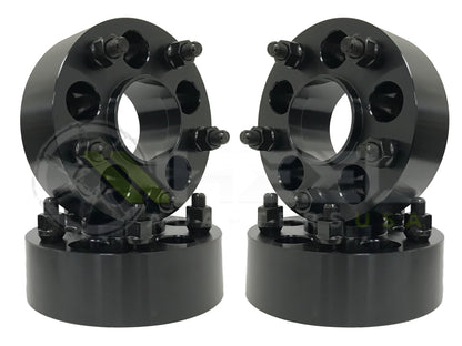 5x135 Hub Centric Wheel Adapter Spacers 1.5-2 Inch Thick In Stock! For Ford F-150 12x1.75 Wheel Centric For OEM Wheels