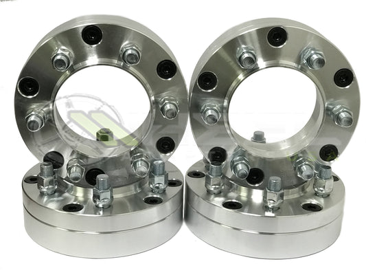 Hub Centric Wheel Adapters 5x5 TO 6x135 | Use 6 lug Wheels On 5 Lug Truck | 2" Inch Thick 14x1.5 Studs