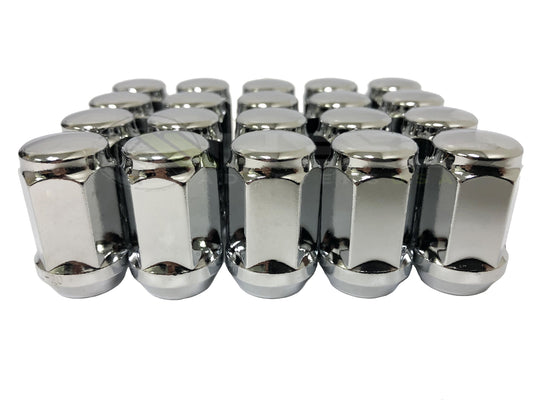 20 Truck Lug Nuts Set 9/16 Fits Dodge Durango Dakota Ram 1500 Raider 1.38" Tall 3/4 Hex