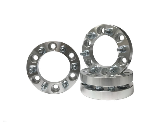 6x5.5 Wheel Spacers 1.25 Inches, 1.5 inches 2 Inches & 3 Inches Thick 14x1.5 Studs Fits Most Chevy, GMC, Cadillac 6 Lug Trucks Also known as 6x139.7